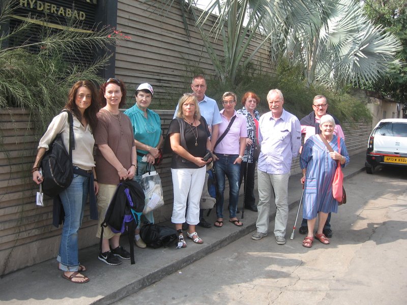 Deutsche Spender besuchen die Cleft-Zentren in Indien.